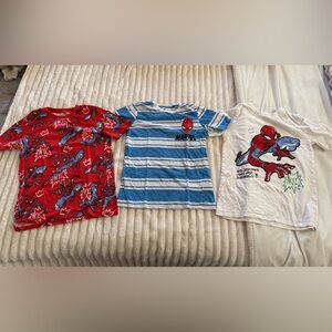 3 pack spiderman t-shirt bundle